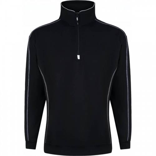 ORN Workwear Crane 1240 Quarter Zip Sweatshirt 65% Polyester / 35% Cotton 320gsm